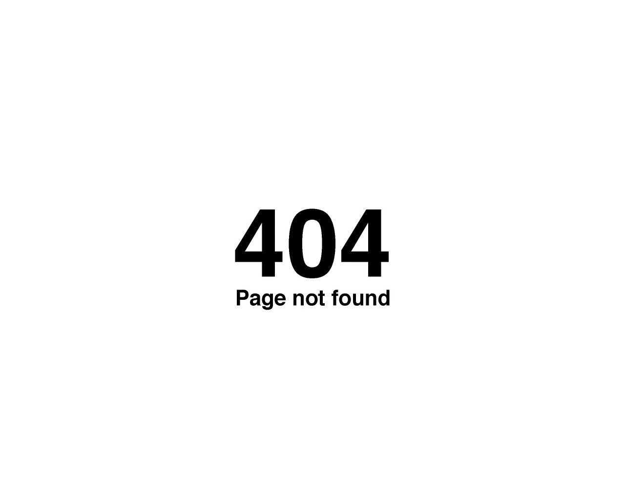 Page Not Found